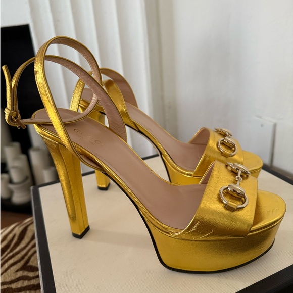 Gucci Horsebit Sandal 37.5 - Picture 2 of 7